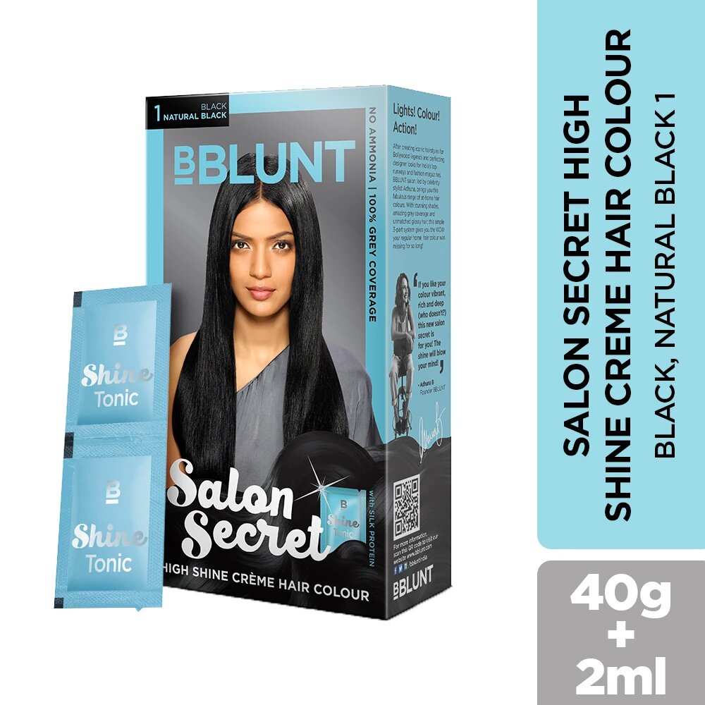 BBLUNT Salon Secret High Shine Crème Natural Black Hair Colour 40g - Get  lifetime assistance with your one time purchase of dishwashers and washing  machine. Shop now from the world trustworthy brand |